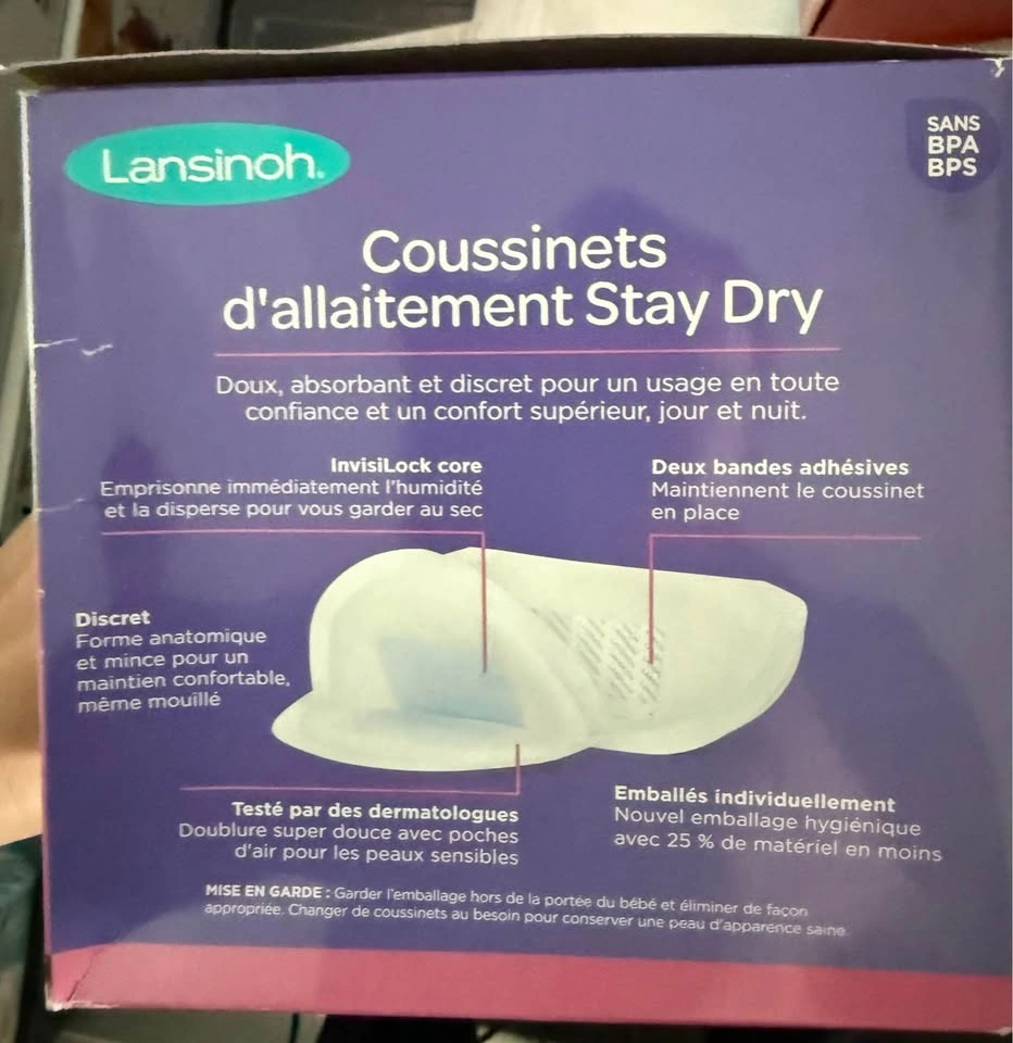 Lansinoh Stay Dry Nursing Pads 100 Count - photo 3