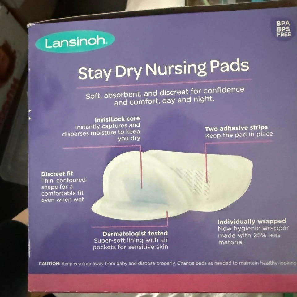 Lansinoh Stay Dry Nursing Pads 100 Count - photo 4