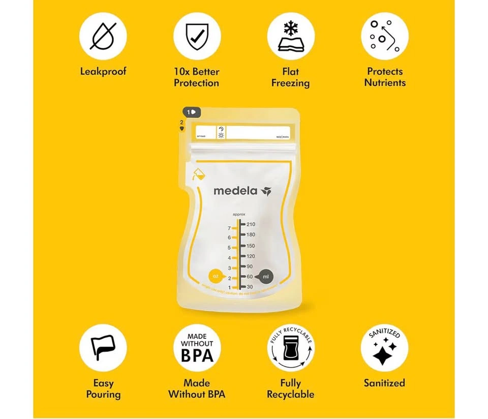 Medela Easy Pour Breast Milk Storage Bags 200 count - photo 5