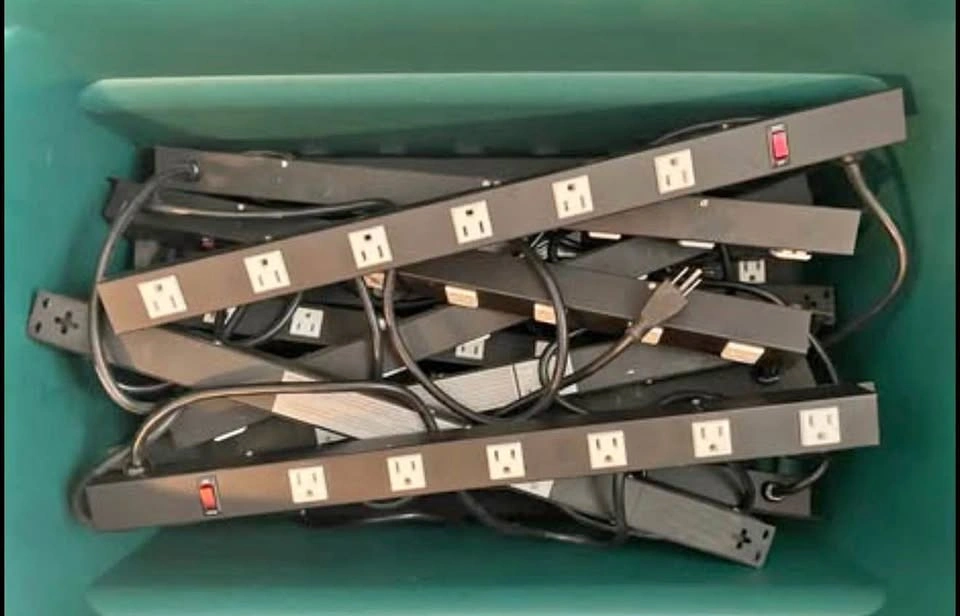 Lot of Commercial Power Strips