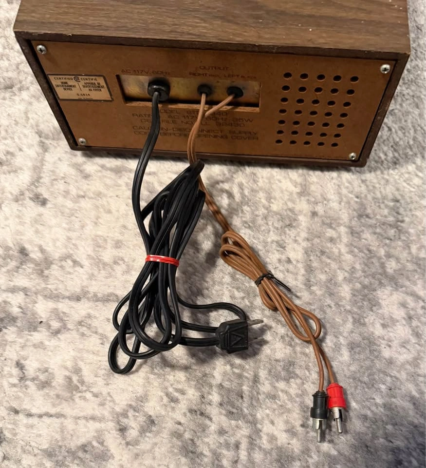 Vintage AGS 8 Track Stereo Record Player STD-840 w/ Tapes - photo 3