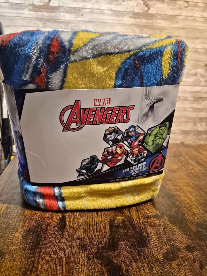 Brand New Avengers Micro Plush Blanket 62x90 inch