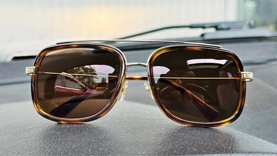 Sunglasses with box