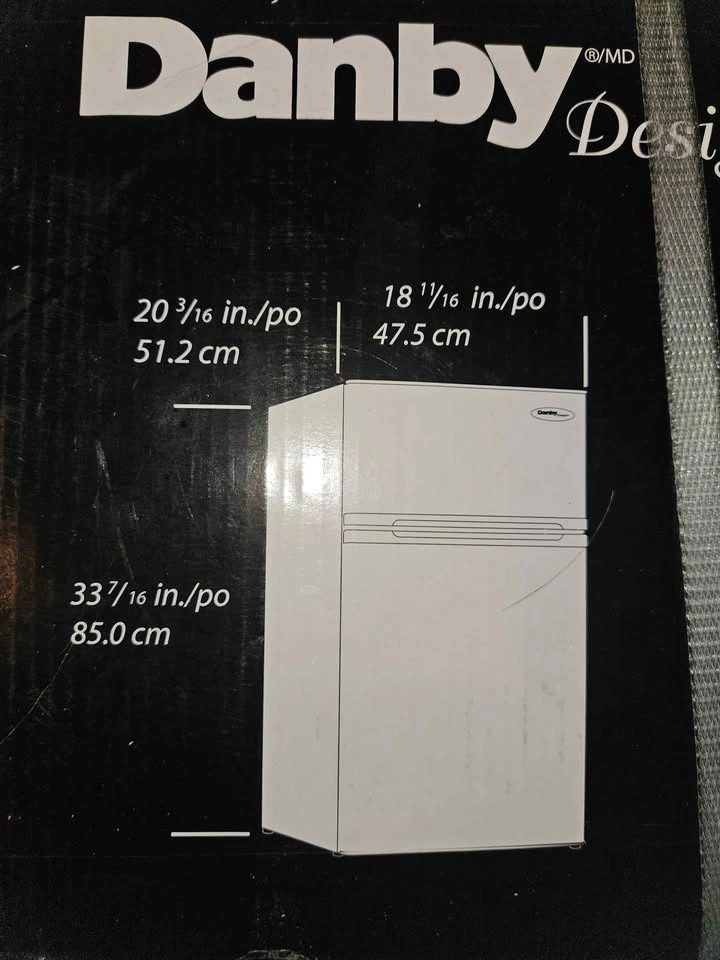 ❄️🔥 Danby 3.1 Cu. Ft. 2-Door Compact Fridge – NEW & SEALED 🔥❄️ - photo 3