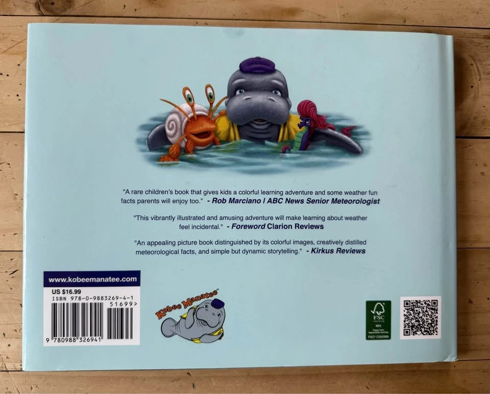 Kobee Manatee: A Wild Weather Adventure by Lauren Gallegos (Hard - photo 2