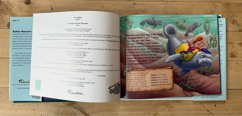 Kobee Manatee: A Wild Weather Adventure by Lauren Gallegos (Hard - photo 3