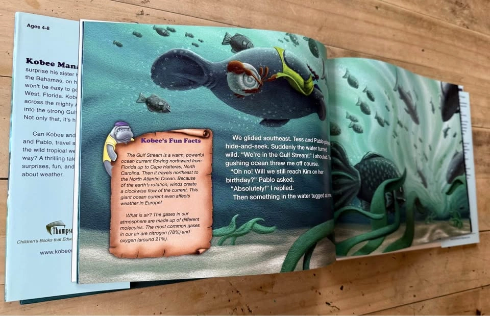 Kobee Manatee: A Wild Weather Adventure by Lauren Gallegos (Hard - photo 4