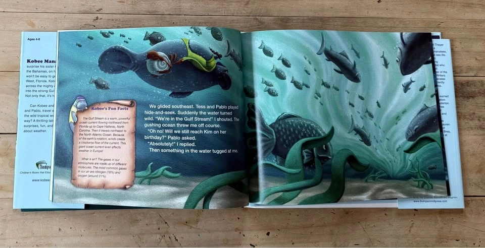 Kobee Manatee: A Wild Weather Adventure by Lauren Gallegos (Hard - photo 5