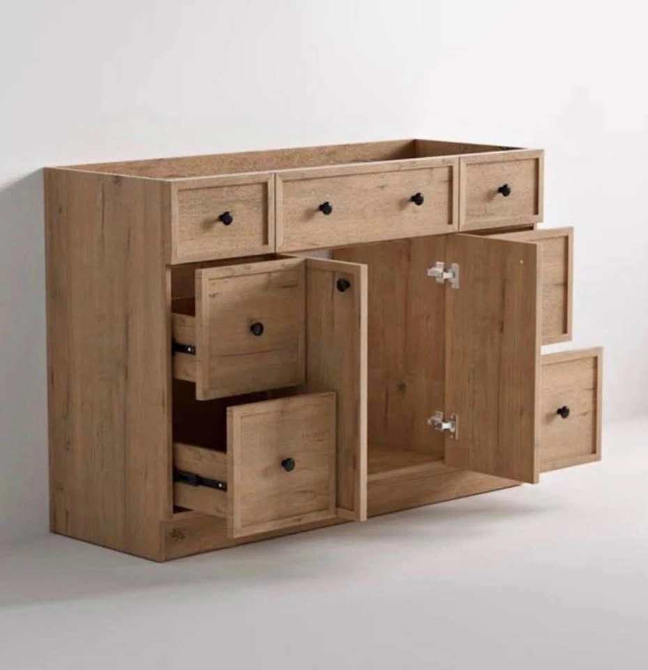 ECLIFE 48" Farmhouse Bathroom Vanity - Cabinet Base Only