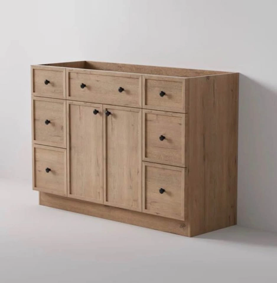 ECLIFE 48" Farmhouse Bathroom Vanity - Cabinet Base Only - photo 2