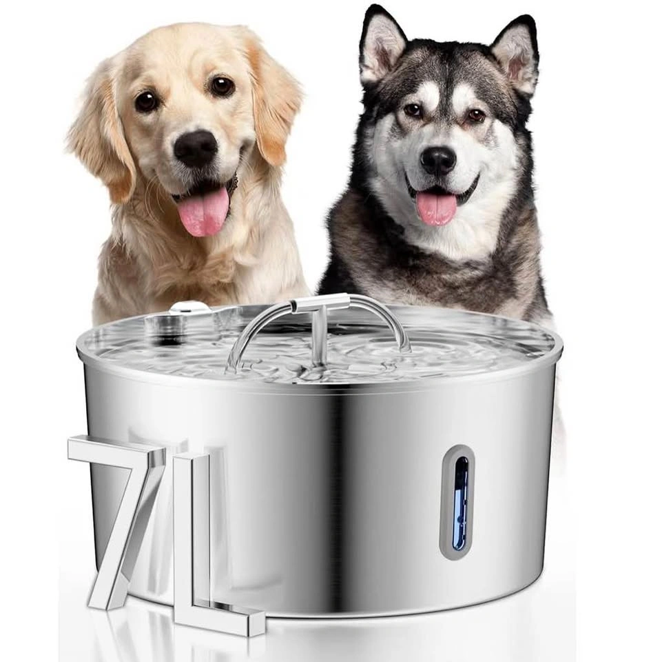 Automatic Stainless Steel Pet Fountain/Dispenser