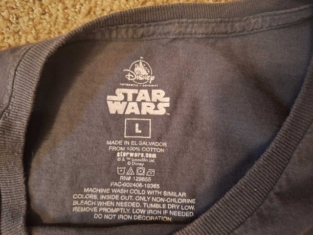 Disney Star Wars Princess Leia I Love You Shirt Size Large - photo 2