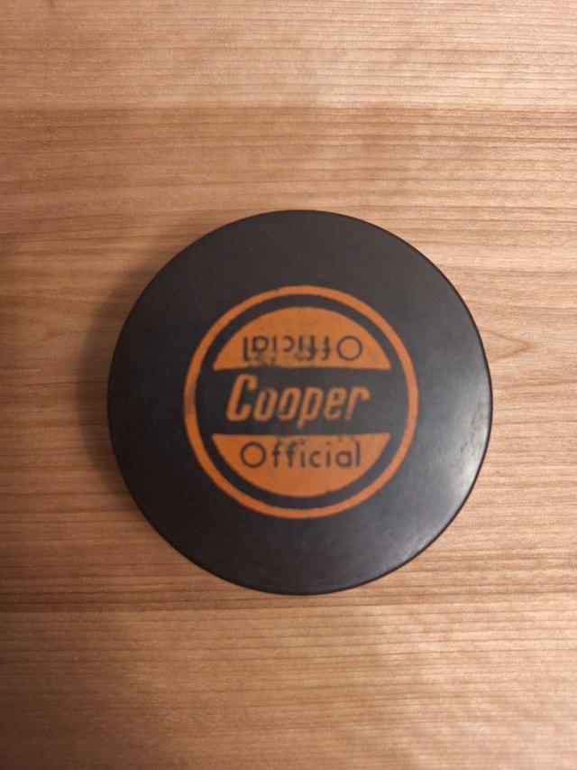 Cooper Official Commemorative Hockey Puck