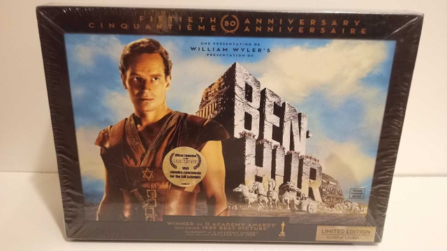 BEN-HUR 50th ANNIVERSARY LIMITED EDITION DVD 2011 New/Sealed