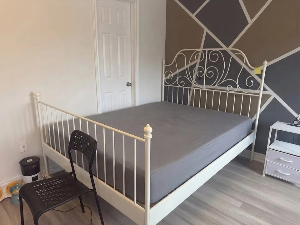 IKEA LEIRVIK Queen Bed Frame (White) - photo 2