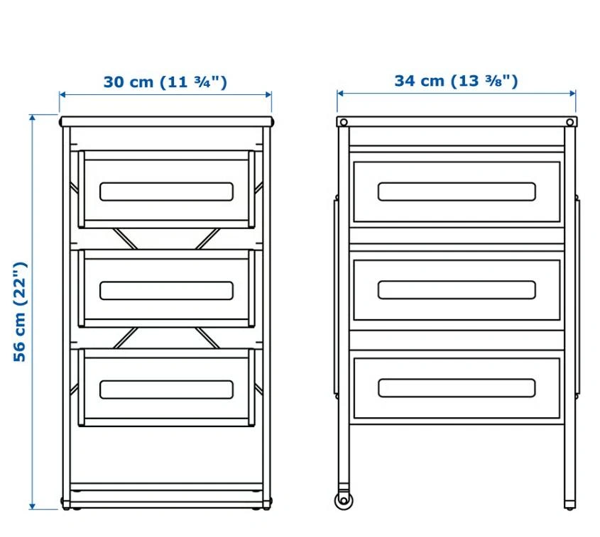 IKEA LENNART Drawer Unit (White) - photo 2