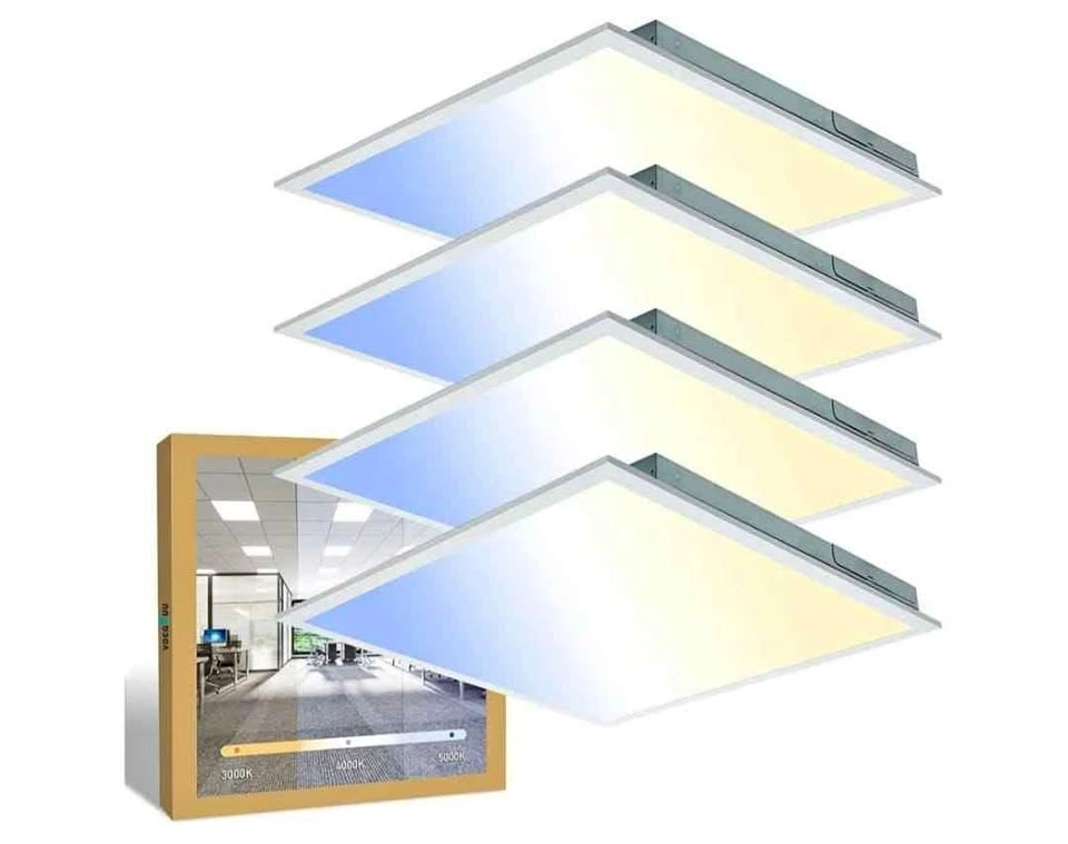 2-Pack 2x2 LED Flat Panel Light