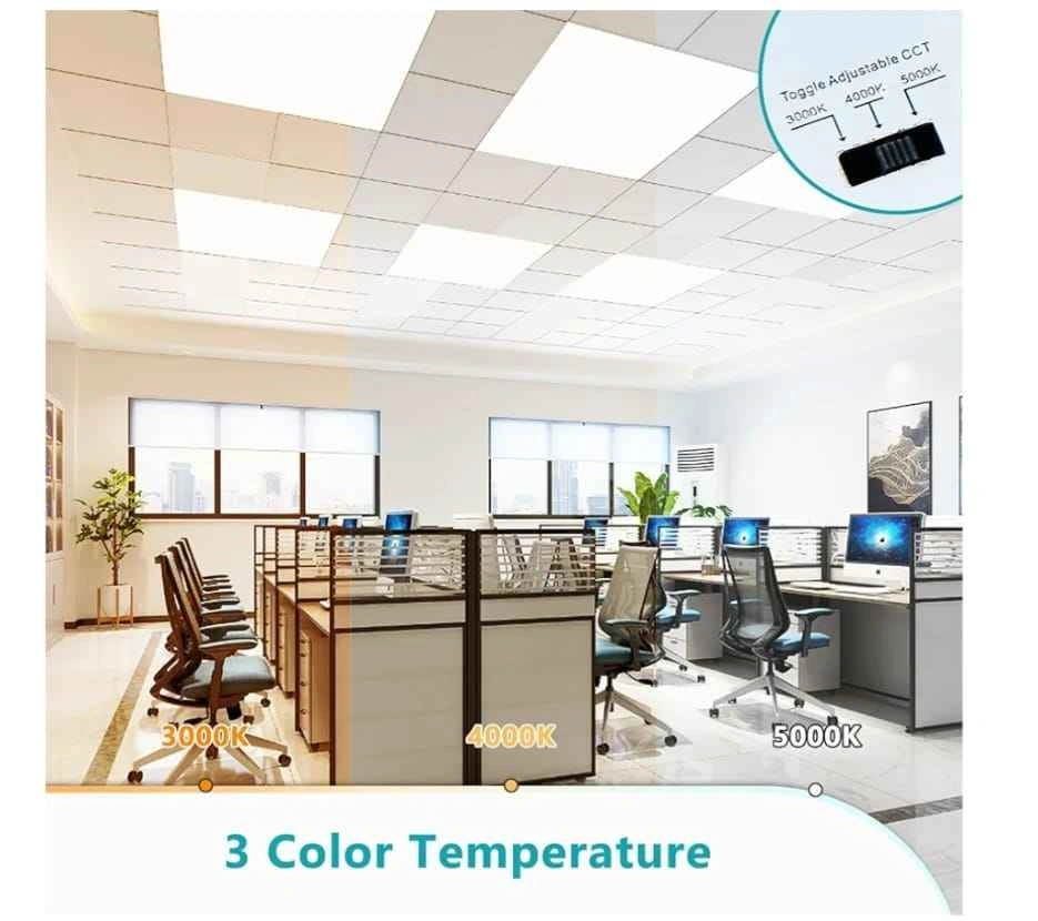 2-Pack 2x2 LED Flat Panel Light - photo 2