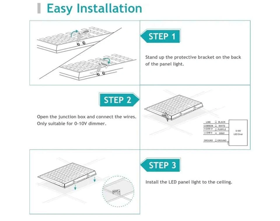 2-Pack 2x2 LED Flat Panel Light - photo 4