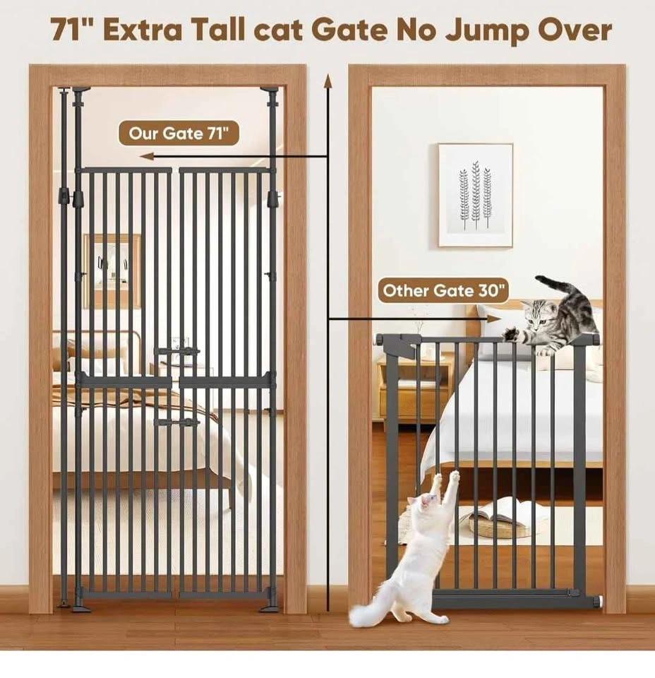 Extra Tall Adjustable Cat Gate (75"-90.5") - photo 3