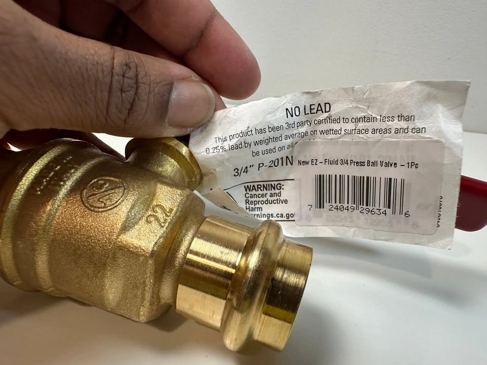Legend Valve 101-204NL 3/4 P-201NL Red Handle - photo 5