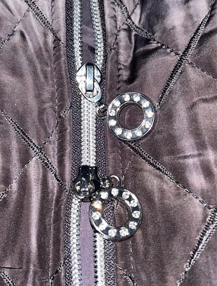 Allison Daley NEW Black & White Ombré Lightweight Vest - SZ S - photo 4
