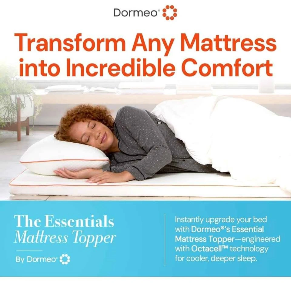 Dormeo The Essentials Mattress Topper, King, 2-Inch - photo 2