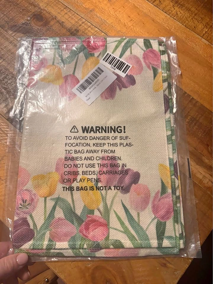 EASTER/SPRING Pink Tulip Table Runner 13x72