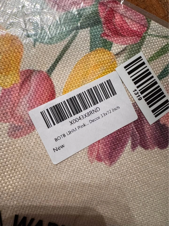 EASTER/SPRING Pink Tulip Table Runner 13x72 - photo 3