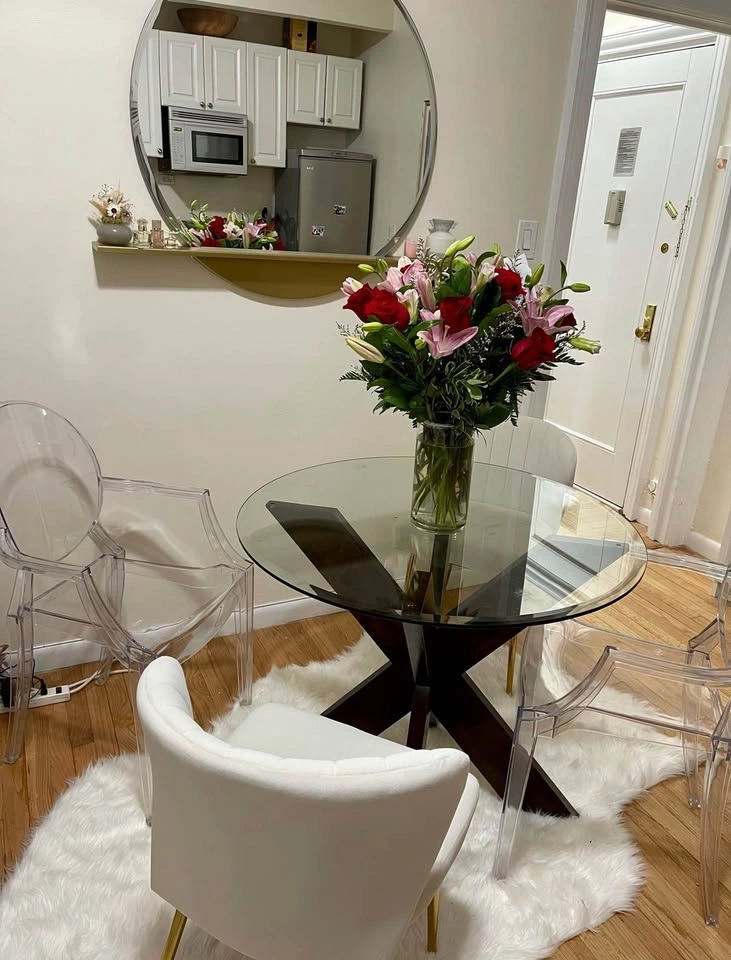 Modern Velvet Dining Chairs (Set of 2, cream) - photo 2