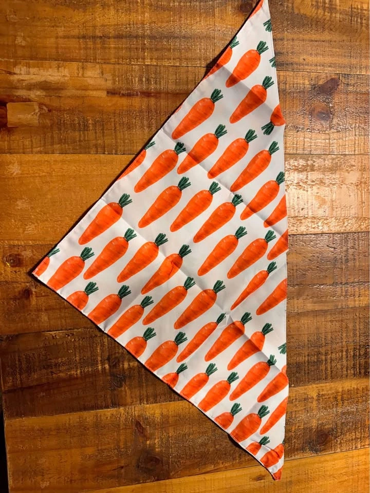 New Carrot & Bunny Pet Bandanas