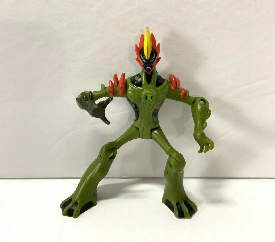 Ben 10 Figure Lot of 7 - Kickin' Hawk, Vilgax, Swampfire & More - photo 5