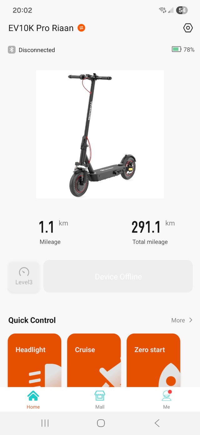 Evercross EV10Z E-scooter - Low KM, Mint Condition - photo 4