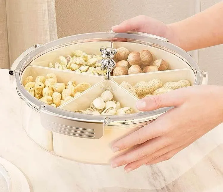 Nut serving container