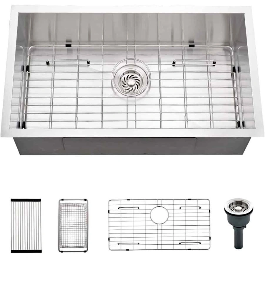 32" Undermount Stainless Steel Kitchen Sink - Dorzom