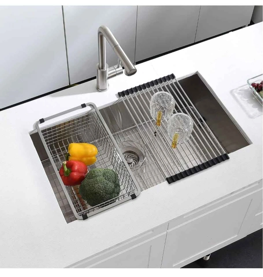 32" Undermount Stainless Steel Kitchen Sink - Dorzom - photo 3