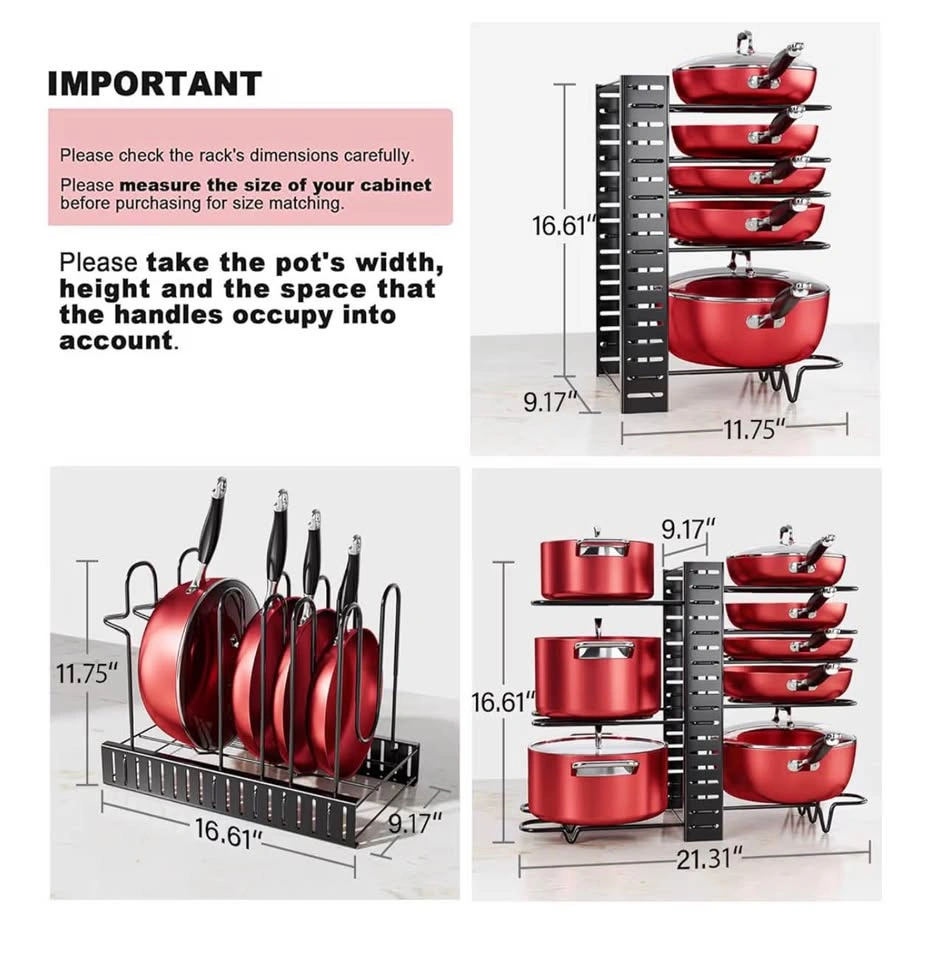 Kitchen Pot and Pan Organizer - photo 2