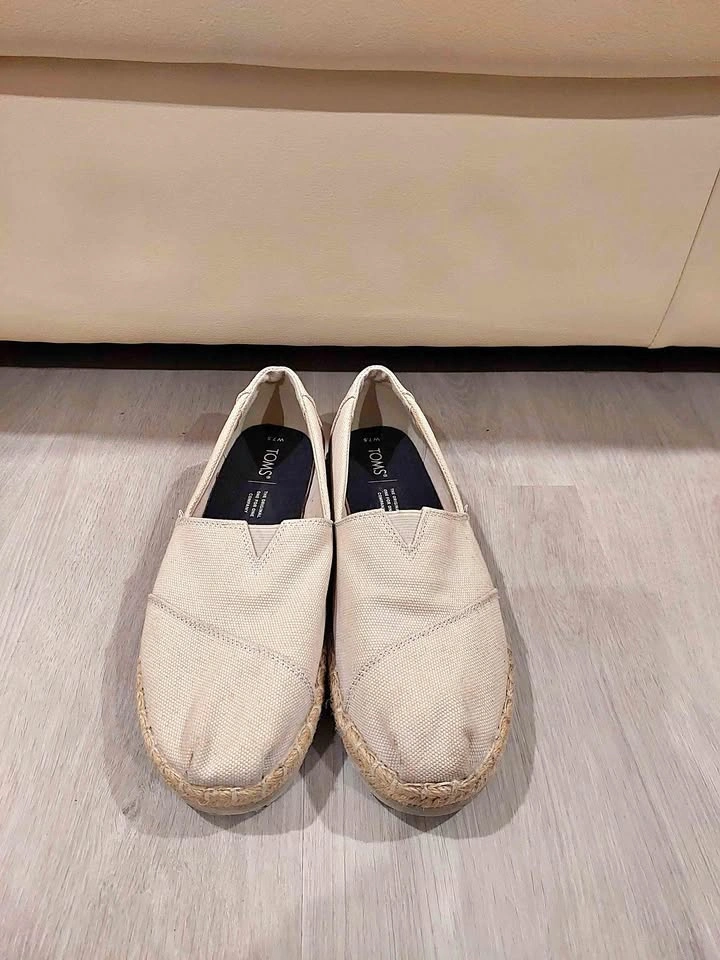 TOMS Women's Alpargata Platform Rope Espadrilles Size 7.5