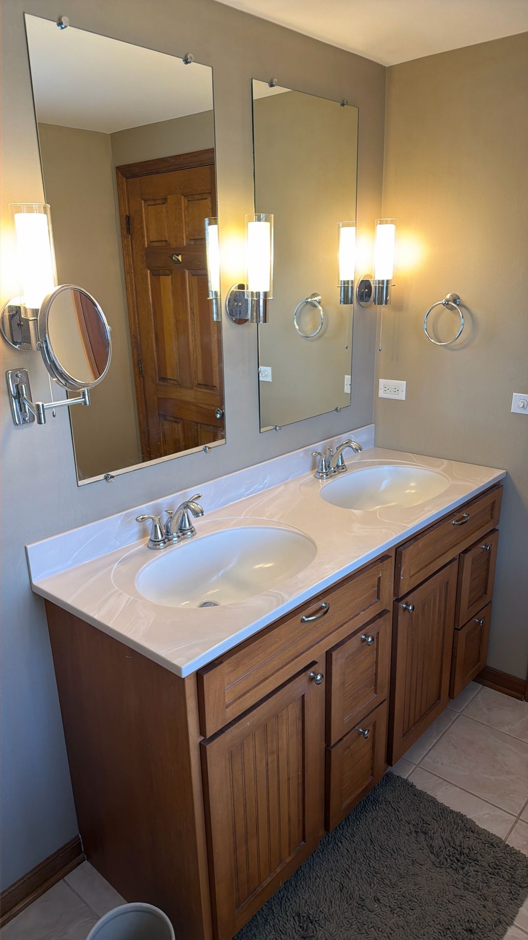 Bathroom Double Vanity Set Up - photo 3