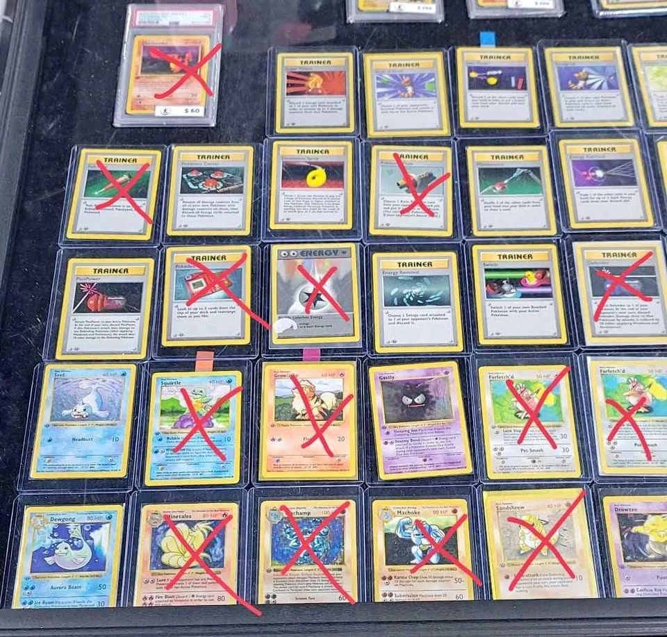 FS/FT 1st Edition Pokemon Cards - Base Set, Shadowless