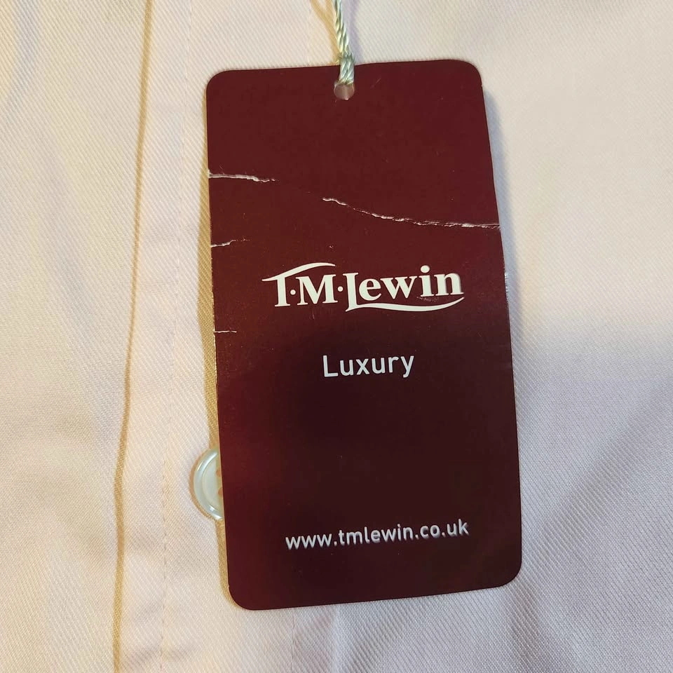T.M.Lewin Pink Dress Shirt 17.5 New w/ Tags - photo 2
