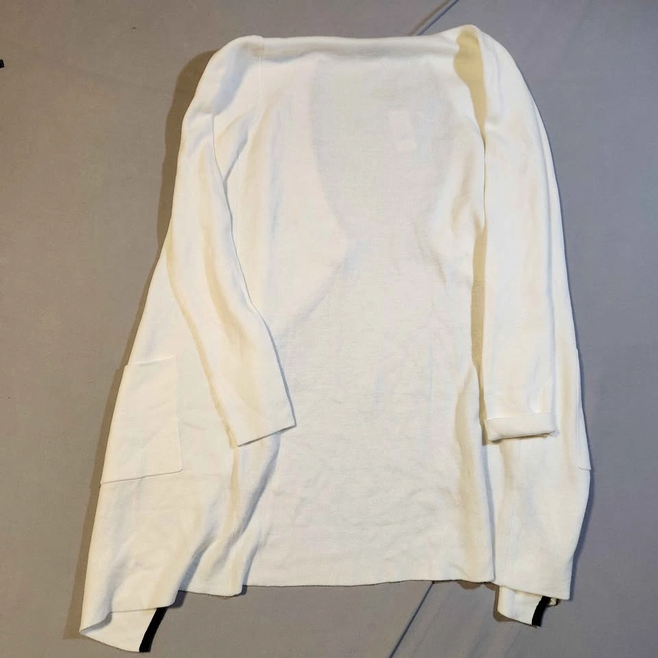 NEW Dynamite White Black Trim Cardigan Overpiece XS - photo 5