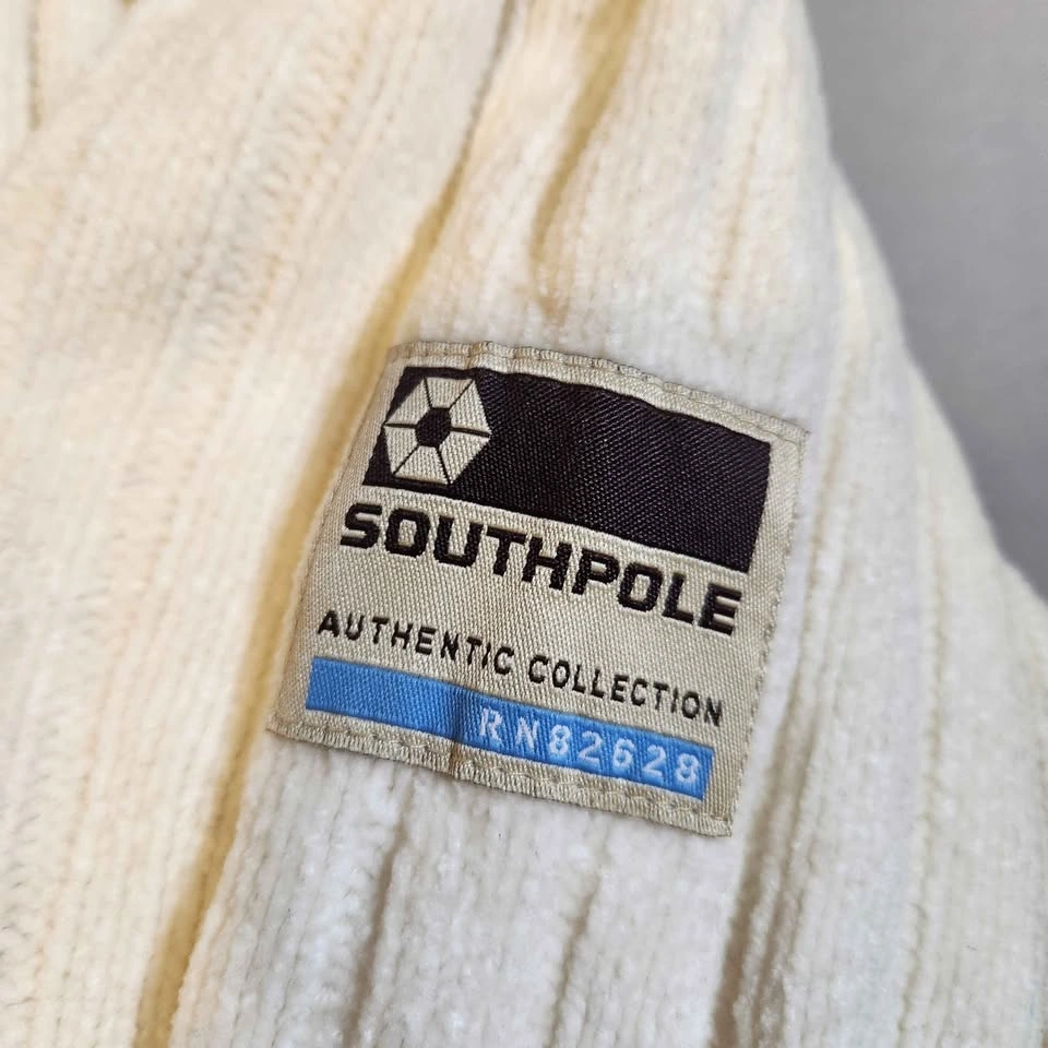Southpole Ribbed Turtleneck Sweater XL Cream - photo 2
