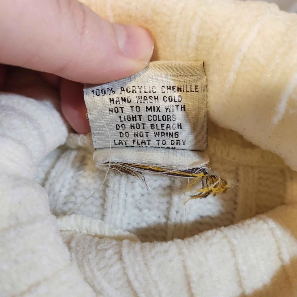 Southpole Ribbed Turtleneck Sweater XL Cream - photo 4