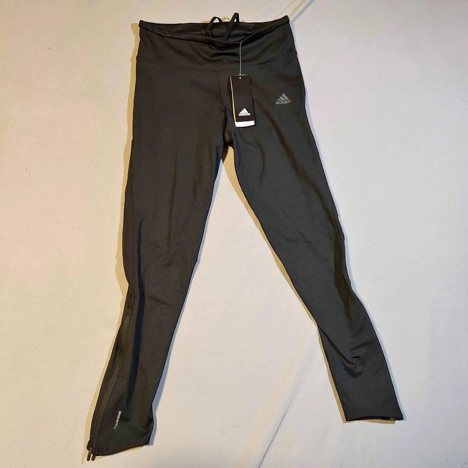 Adidas Climawarm Running Tights Black Small New with Tags
