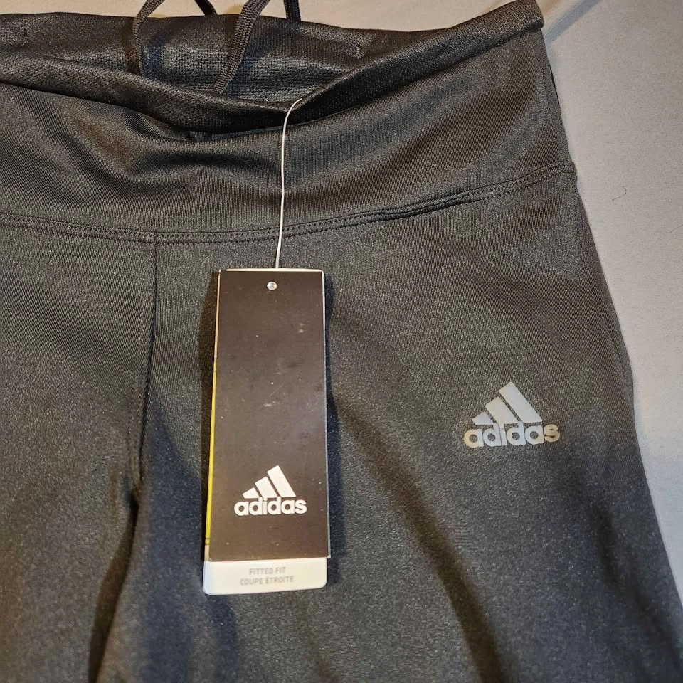 Adidas Climawarm Running Tights Black Small New with Tags - photo 2