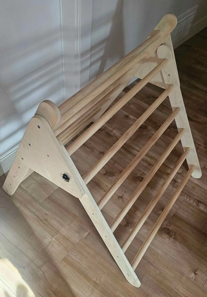 3 Piece Pikler Climbing Frame & Reversible Ramp Slide - photo 4