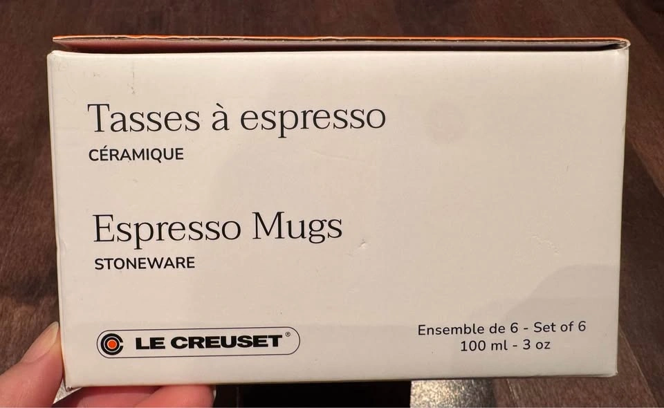 LE CREUSET Espresso Mugs NEW 100ml - photo 4