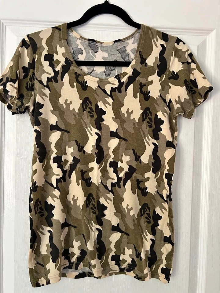 Camo T-Shirt ladies M