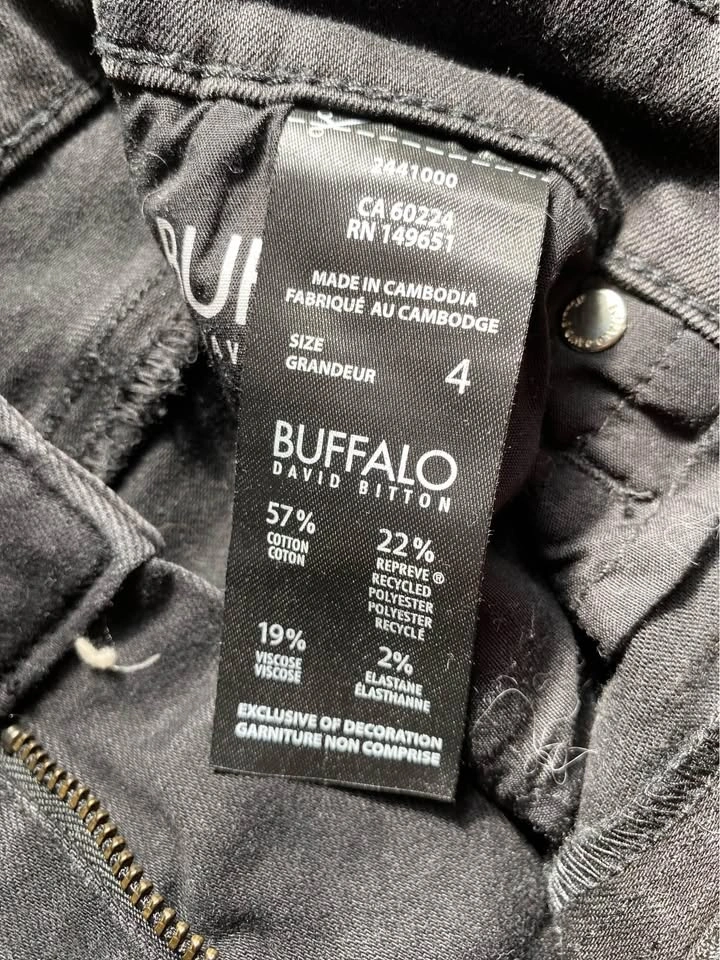 Buffalo David Bitton Black Jeans - Size 4 - photo 2
